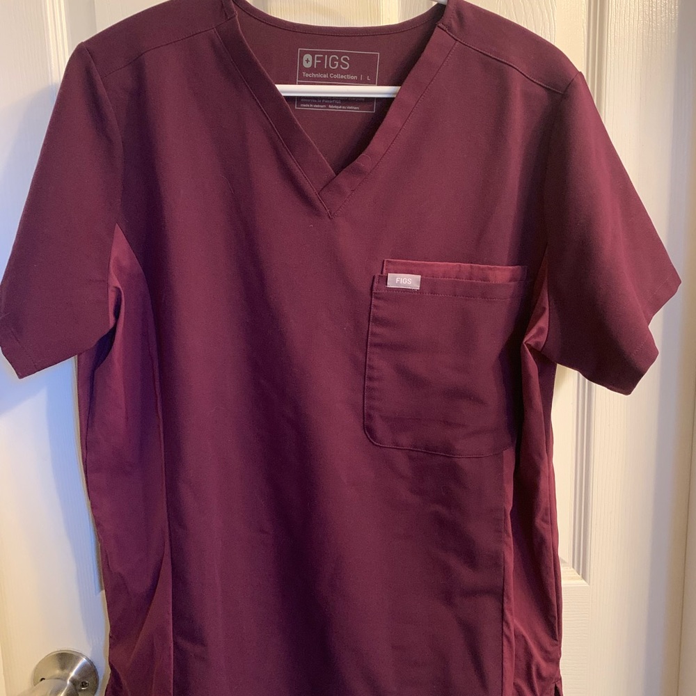 Figs Catarina Remix Scrub Top